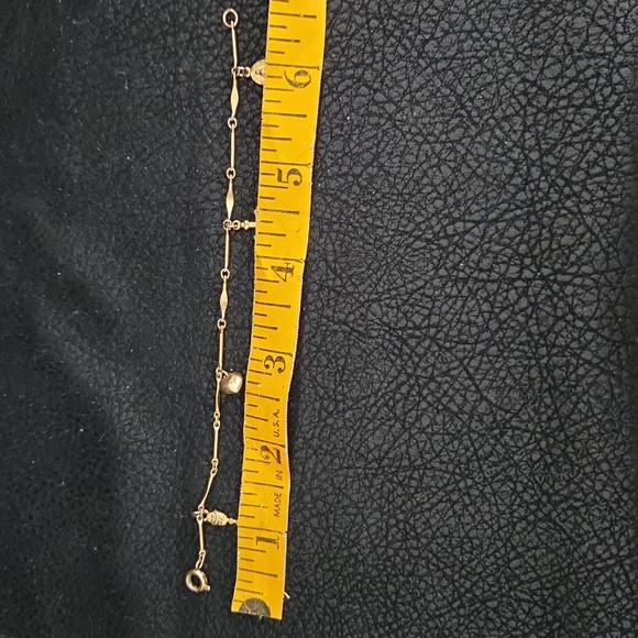 Child's Gold Religious Charm Bracelet - Picture 7 of 7